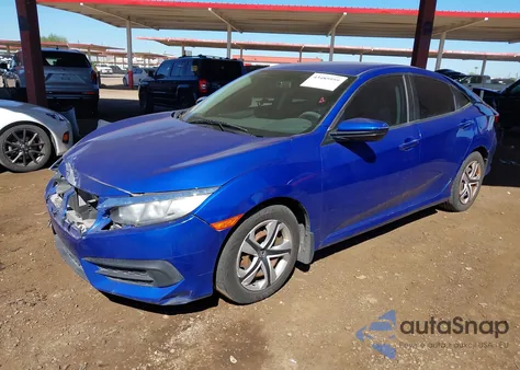 2017 Honda Civic Lx из США, поврежденный, VIN 19XFC2F57HE010818